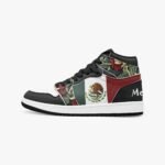 Mexico shoe, custom shoes, mexico flag